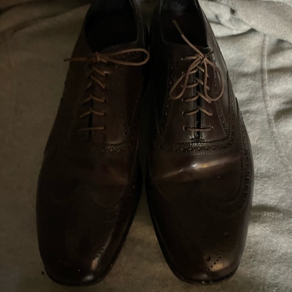 Florsheim Burgundy Oxfords men size 12 - Picture 4 of 6